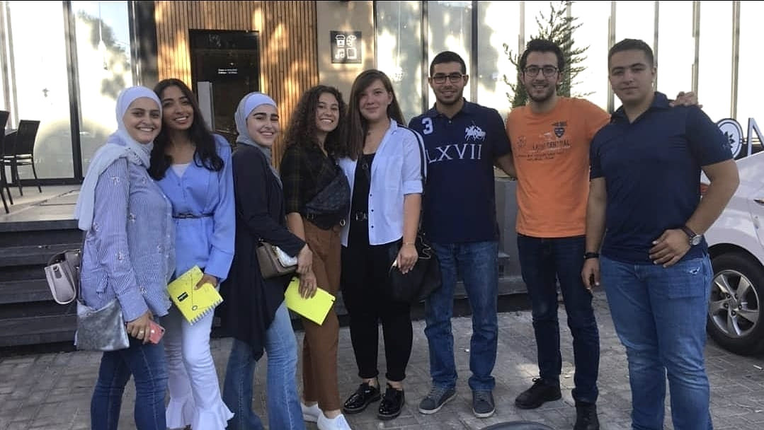 Early group of GJU students involved in introducing IISE to the university in 2018.