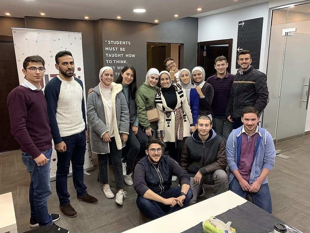 Students attending an additive-manufacturing and 3D-printing workshop with NIRT in 2019.