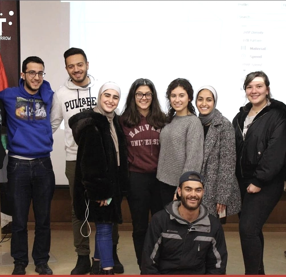 Students gathered after an Arduino workshop with NIRT in 2019.